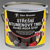 DEN BRAVEN Střešní bitumenový tmel DenBit AQUA STOP 1kg plech DEN BRAVEN Střešní bitumenový tmel DenBit AQUA STOP 1kg plech